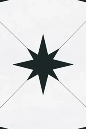 Livraison Express Carrelage LEVANT BLACK 22,3x22,3 Imitation carreaux ciment